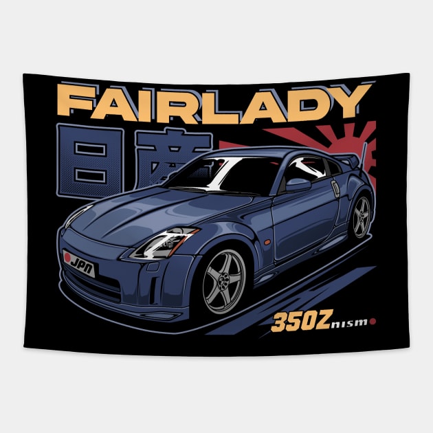 Fairlady 350Z Tapestry by idrdesign