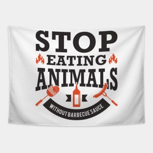 Stop Eating Animals Tapestry