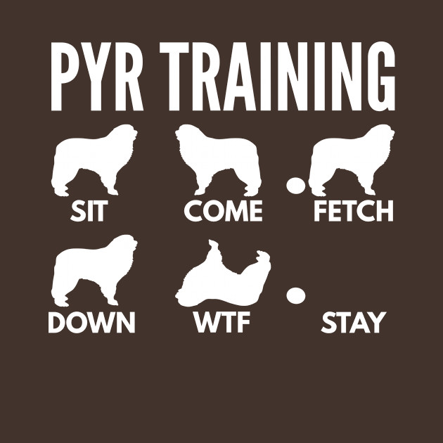 Great Pyrenees Training Pyr Dog Tricks - Great Pyrenees - Phone Case