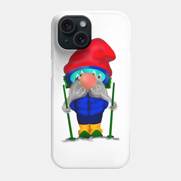 Downhill Gnome Phone Case by skrbly