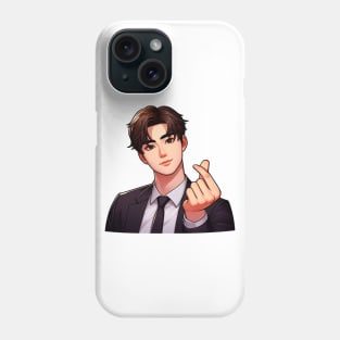 Cool Guy Korean Finger Hearts Kpop Phone Case