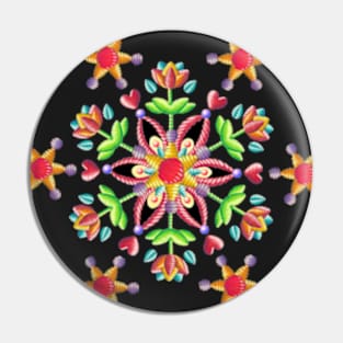 Folkloric Embroidery (printed) Pin