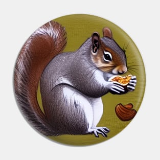 "Nutsy" the Squirrel Pin