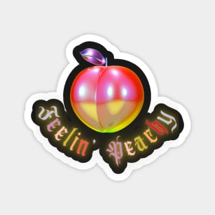 Feelin Peachy Y2k design Magnet