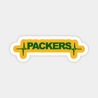 packers heartbeat green T-shirt Magnet