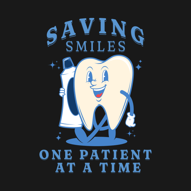 Funny Retro Pediatric Dental Assistant Hygienist Office Gifts by Awesome Soft Tee