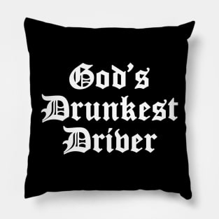 Funny Drunk Driver Pillow