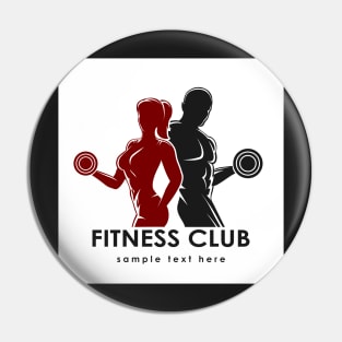 Fitness Emblem Pin