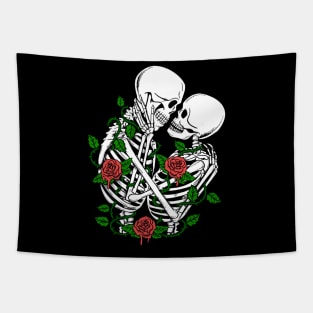 Skulls Lovers Tapestry