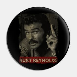 TEXTURE ART-Burt Reynolds - RETRO STYLE 2 Pin