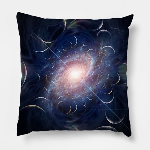 Galaxy Pillow by rolffimages