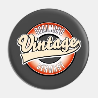 Dortmund vintage style logo Pin