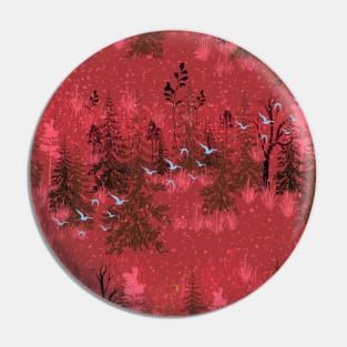 Crimson Forest Pin