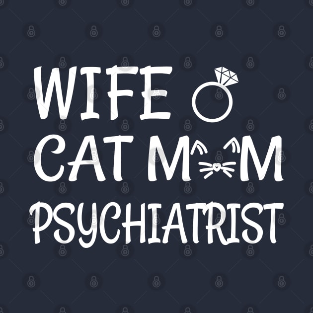 psychiatrist cat mom by Elhisodesigns