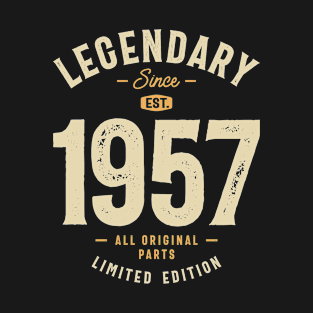 Legendary Since 1957 66th Birthday T-Shirt