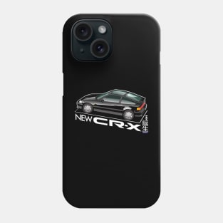 New CRX CIVIC ARTWORK BLACK Phone Case