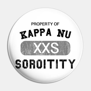 Property of Kappa Nu Soroitity Washed Out Pin