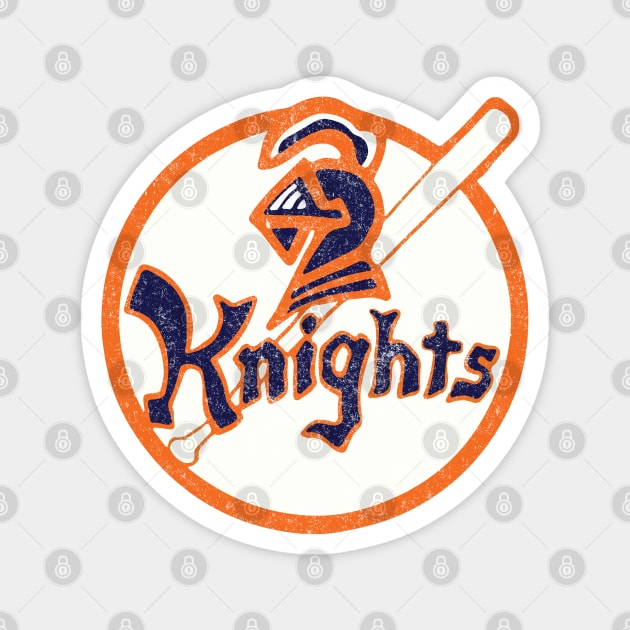 New York Knights - vintage logo Magnet by BodinStreet