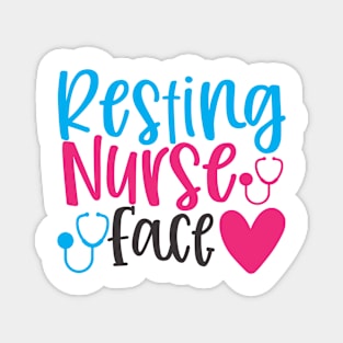 Resting Nurse Face Magnet