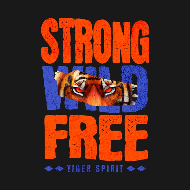 tiger spirit strong wild free by Turtokart