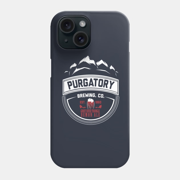 Purgatory Brewing Company Phone Case by Purgatory Mercantile