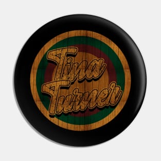 Circle Retro Tina Turner Pin