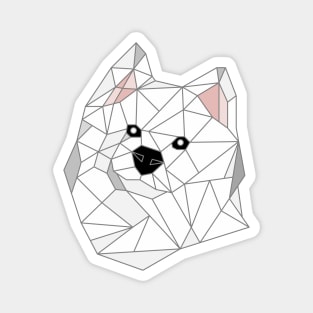 Samoyed Stained Glass Magnet