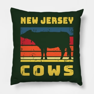 New Jersey Cows Pillow