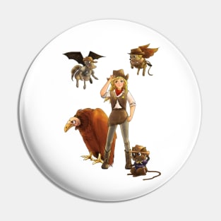 Tammy and her Little Critters Pin