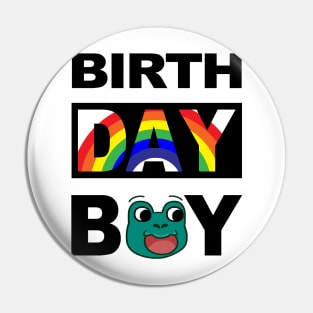 Birth Day Boy Pin