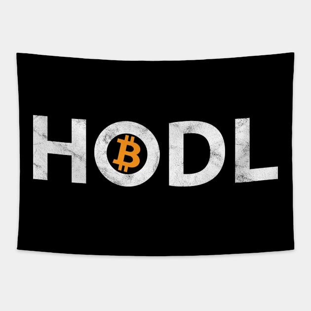 Bitcoin HODL - Bitcoin Hold T-Shirt Tapestry by andzoo