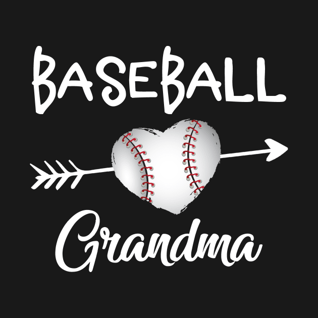 Baseball Grandma from Grandson Cute Arrow Heart Game by anesanlbenitez