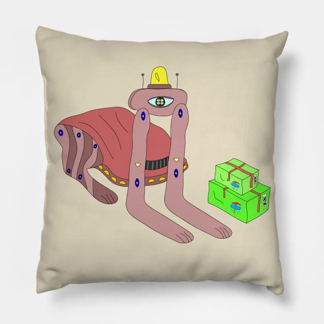 Industrial Biorobot Forklift Pillow by jumitu404