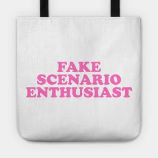 Fake Scenario Enthusiast Top y2k Tote