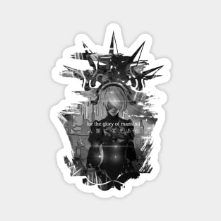 2B Nier Automata nuar crown Magnet