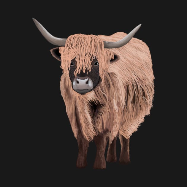 Highland Cow by artsandherbs