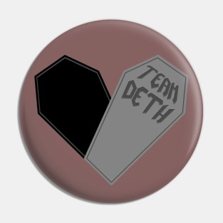 Team Deth Logo Pin