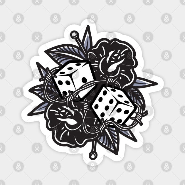 Mr dice tattoo blackwork by D3m0nInk on DeviantArt