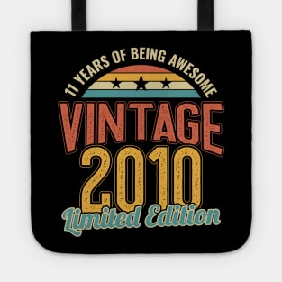 11th Birthday 11 Years of being Awesome 2010 Tote