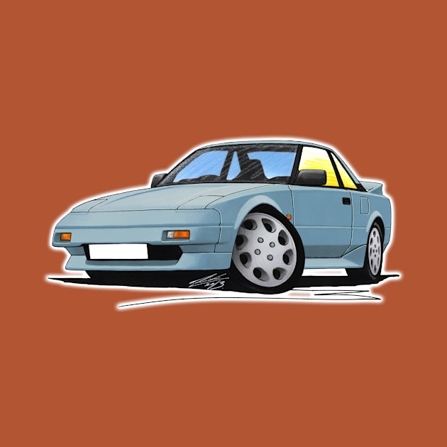 Toyota MR2 (Mk1) LBlue by y30man5