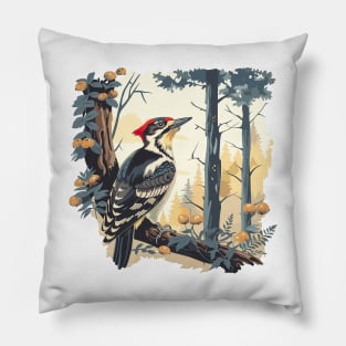 Woodpecker Pillow