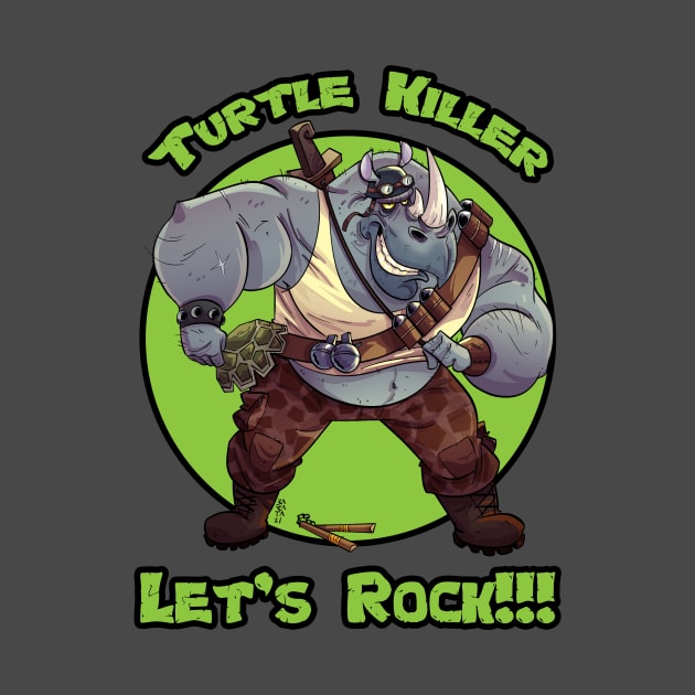 Turtle Killer - Rocksteady by Ronaldo Barata