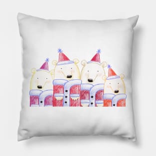 It's A Family of Bears - Santa's Helpers Pillow