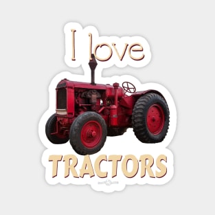 I Love Tractors McCormick Deering Magnet