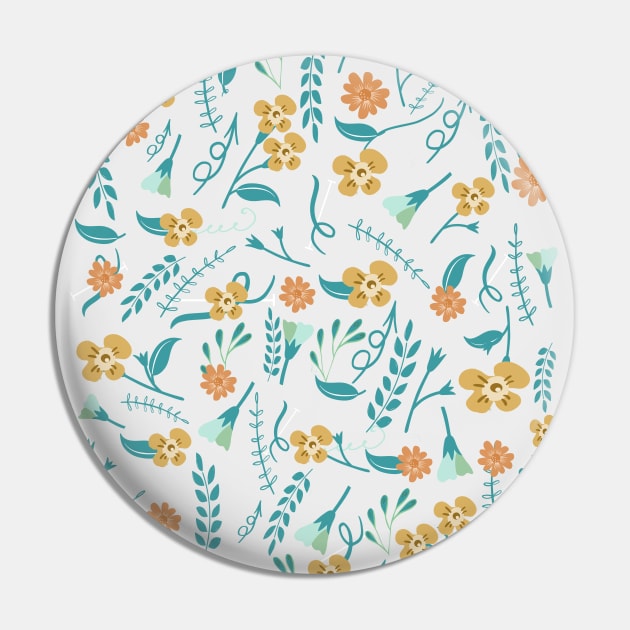 Deep Tropical Garden Pin by Be Scintilla