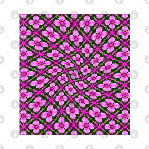 Bright Pink Flower Pattern by PatternFlower