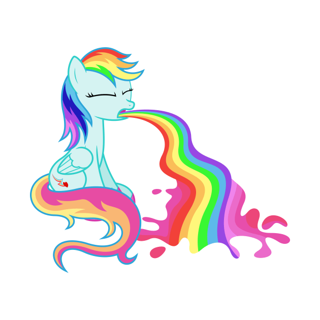 Pegasus Puking Rainbows by Starponys