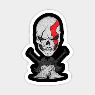 Skull God of War Magnet