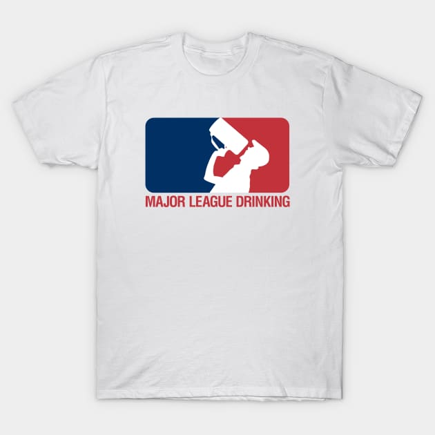 Major League Drinking Funny Major League Baseball Mlb Parody Logo