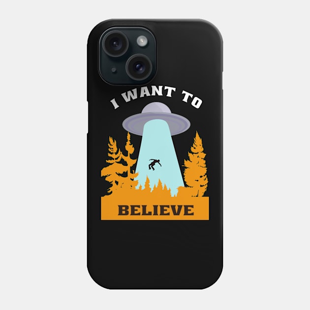 i want to believe Phone Case by semsim